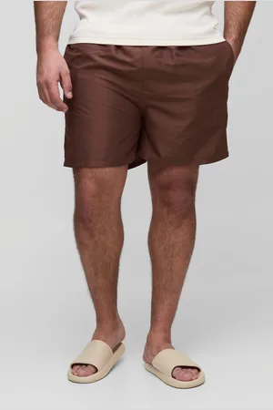 Boohoo Grande taille - Short de bain court à logo homme - - XXXL