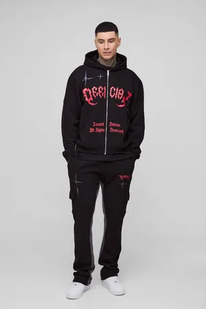 Boohoo Tall - Survêtement oversize avec sweat à capuche - Official homme - - S