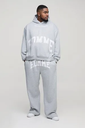 Boohoo Grande taille - Survêtement oversize fendu homme - - XXXL