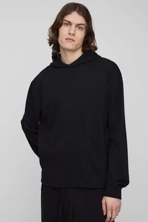 Boohoo Tall - Sweat à capuche et poches brodées homme - - 2XL