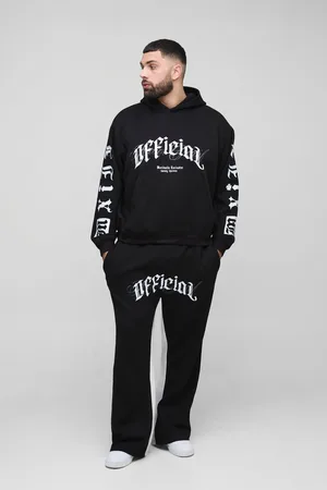 Boohoo Grande taille - Survêtement oversize à broderie - Official homme - - XXXL