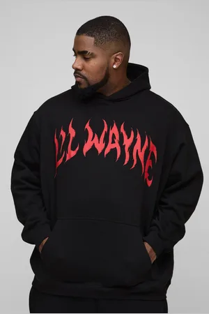 Boohoo Grande taille - Sweat à capuche oversize à imprimé Lil Wayne homme - - XXXL