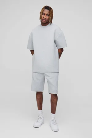 Boohoo Tall - Ensemble oversize avec t-shirt et short homme - - S