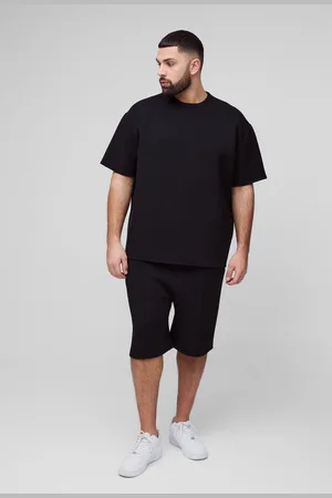 Boohoo Grande taille - Ensemble oversize avec t-shirt et short homme - - XXXL
