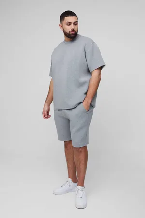 Boohoo Grande taille - Ensemble oversize avec t-shirt et short homme - - XXXL