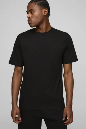 Boohoo MAN. T-shirt basique à col ras du cou homme - - S