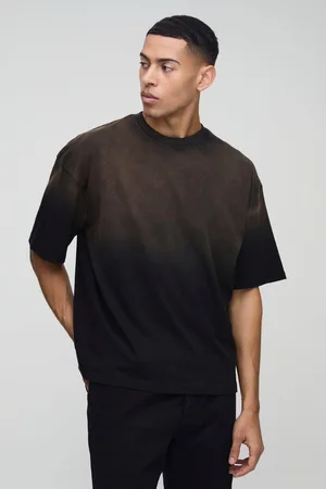 Boohoo T-shirt oversize délavé à col ras-du-cou homme - - S