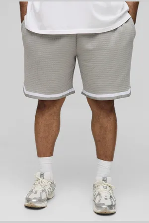 Boohoo Grande taille - Short de basket large en jersey homme - - 2XL