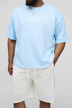 Boohoo Grande taille - Ensemble de basket oversize avec short homme - - 2XL