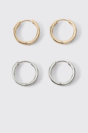 Boohoo Lot de 2 paires de boucles d
