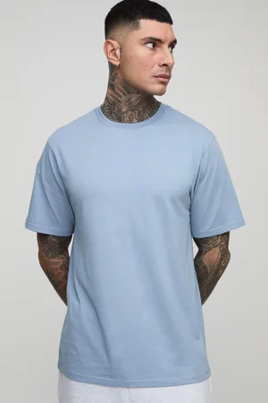 Boohoo Tall - T-shirt droit basique à col ras du cou homme - - S