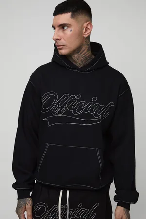 Boohoo Tall - Sweat à capuche oversize à coutures contrastantes - Official homme - - 2XL