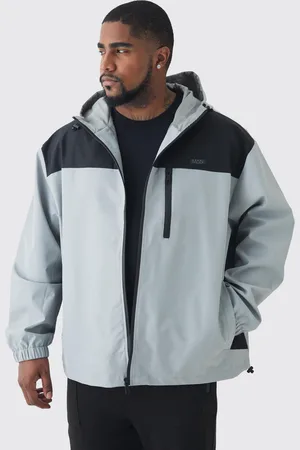 Boohoo Grande taille - Coupe-vent oversize color block en homme - XXL