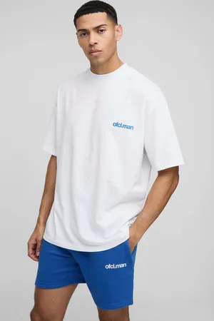 Boohoo Ensemble oversize à col montant avec t-shirt et short - Ofcl homme - - S