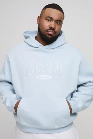 Boohoo Grande taille - Sweat à capuche oversize à écusson - MAN homme - - 2XL