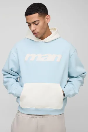 Boohoo Sweat à capuche oversize color block - MAN homme - - S