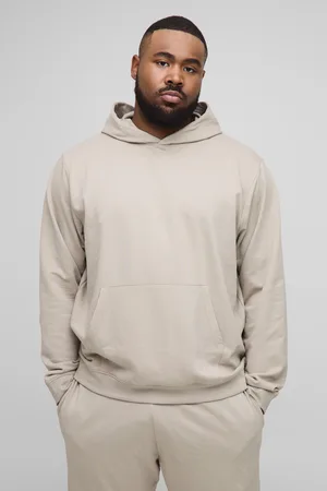 Boohoo Grande taille - Sweat à capuche droit basique homme - - 2XL
