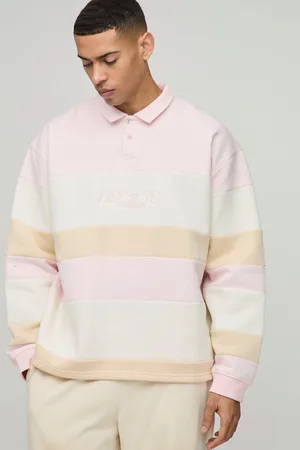 Boohoo Polo de rugby oversize rayé - MAN homme - - S