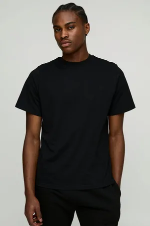 Boohoo T-shirt à col ras-du-cou et logo signature BM homme - - S