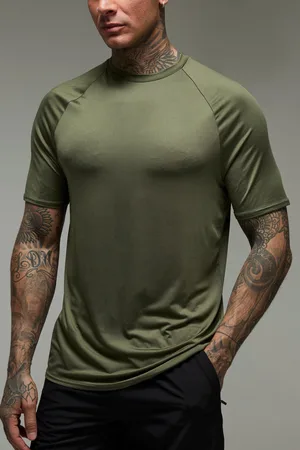 Boohoo Tall - T-shirt de sport léger à manches raglan - MAN Active homme - - 2XL