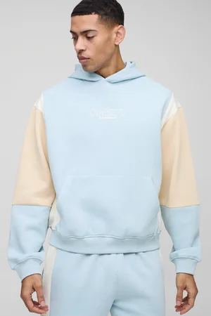Boohoo Sweat à capuche oversize color block - MAN homme - - S