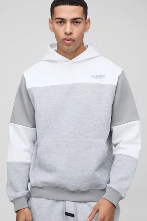 Boohoo Sweat à capuche color block - MAN homme - - S