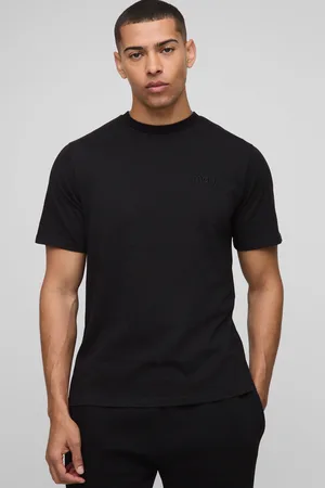 Boohoo MAN. T-shirt basique à col ras du cou homme - - S