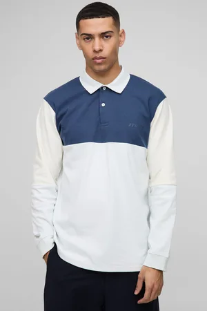 Boohoo Polo de rugby color block - MAN homme - - S