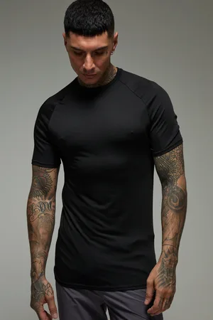 Boohoo Tall - T-shirt de sport léger à manches raglan - MAN Active homme - - 2XL