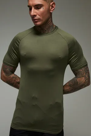 Boohoo Tall - T-shirt de sport léger à manches raglan - MAN Active homme - - 2XL