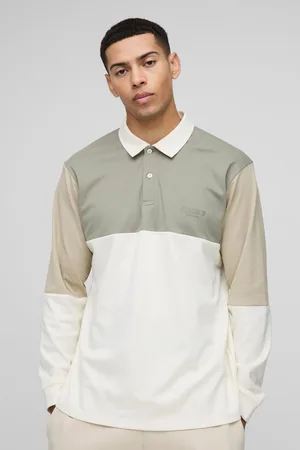 Boohoo Polo de rugby color block - MAN homme - - S