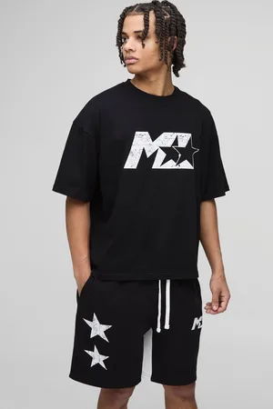 Boohoo Ensemble oversize avec t-shirt oversize et short homme - - S
