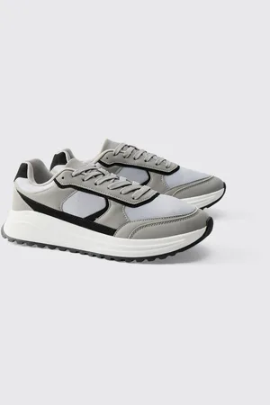 Boohoo Baskets en mesh à plateforme homme - - 40