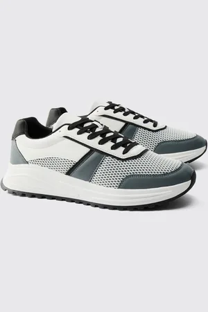 Boohoo Baskets en mesh à plateforme homme - - 40