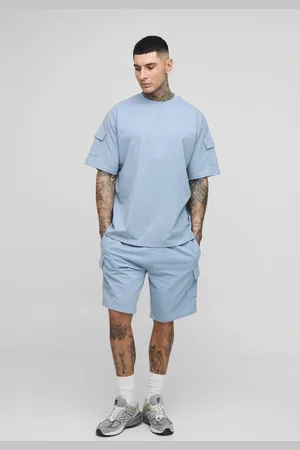 Boohoo Tall - Ensemble utilitaire avec t-shirt et short cargo homme - - 2XL