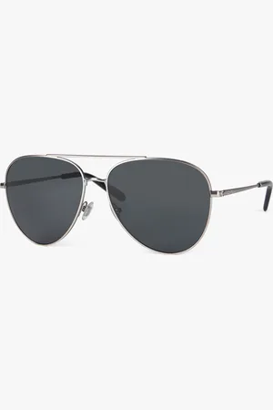 Brooks Brothers Lunettes de soleil aviateur grises