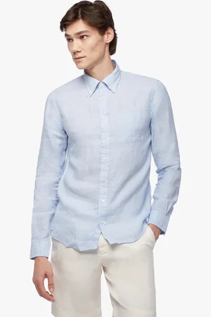 Brooks Brothers Chemise sport Milano Slim-fit en lin irlandais