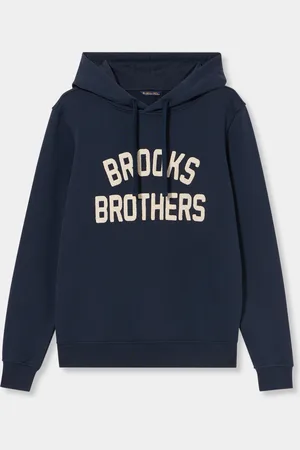 Brooks Brothers Sweat en Éponge avec Capuche et Logo Brodé