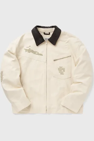 ADISH Shabaket Seid Canvas Work Jacket men Denim Jackets|Overshirts