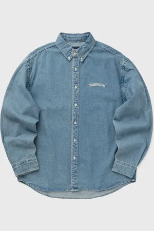 This Is Never That WASHED DENIM SHIRT men Longsleeves