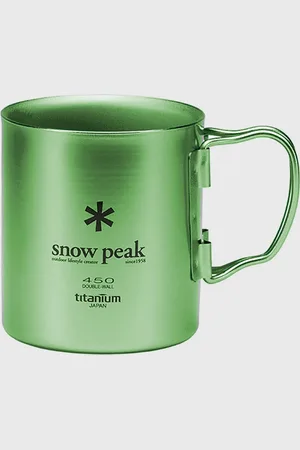 Snow Peak TITANIUM SINGLE WALL MUG 450ML men Outdoor Equipment