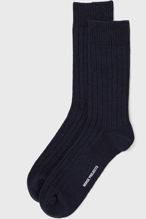 Norse projects Bjarki Cashmere Wool Blend Rib Sock men Socks