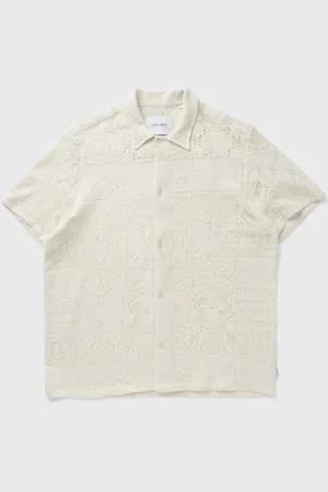 Les Deux Hector Lace SS Shirt men Shortsleeves