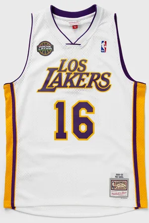 Mitchell & Ness NBA SWINGMAN JERSEY LOS ANGELES LAKERS 2008-09 PAU GASOL #16 men Jerseys