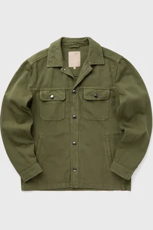 Woolrich COTTON HEMP OVERSHIRT GD men Overshirts