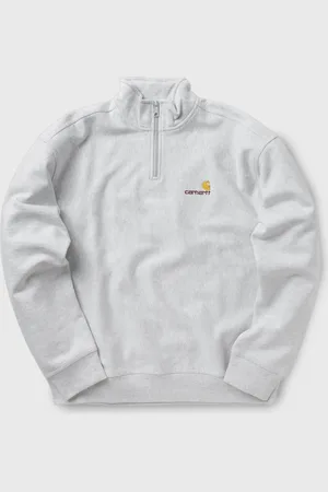 Carhartt Half Zip American Script Sweatshirt men Sweatshirts