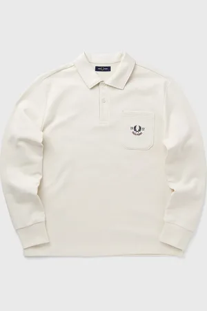 Fred Perry EMBROIDERED CHAMPION COLLARED men Half-Zips|Sweatshirts