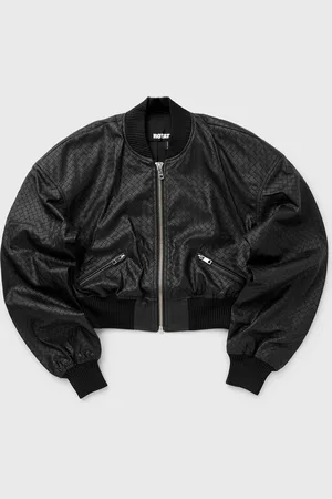 ROTATE Cropped Braided Jacket women Bomber Jackets