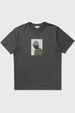 Norse projects Johannes Organic Bucket Hat Print Tee men Shortsleeves