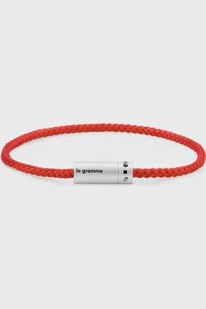 Le Gramme 7g-brushed-sterling silver- nato-cable-bracelet men Jewellery